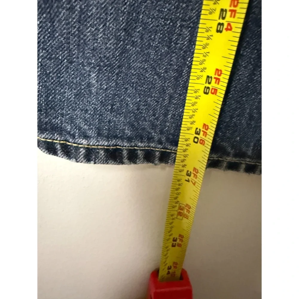 Banana Republic Wide Leg Straight Jeans‎ Men's 35x32 Dark Blue Denim Casual